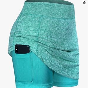 BLEVONH | Womens Summer Tennis Skirts with Shorts Underneath
